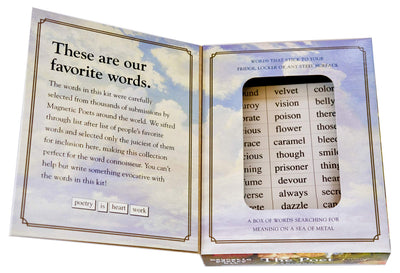 Magnetic Poetry - The Poet Kit - More Essential Words for Your Refrigerator - Write Poems and Letters on The Fridge - Made in The USA