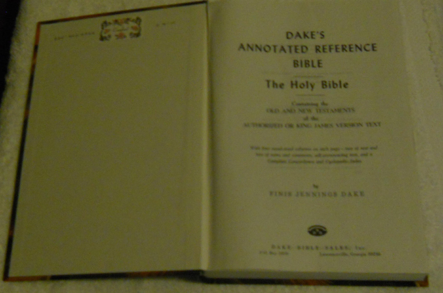 Dake Annotated Reference Bible-KJV