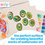 Ooly Chroma Blends Heavy-Weight Watercolor Pad, 8 x 10 Inches - 15 Sheets