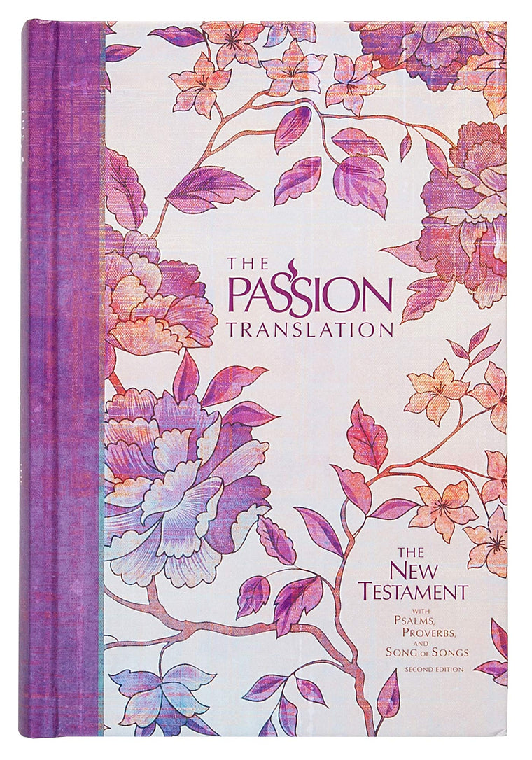 The Passion Translation New Testament, Peony (2nd Edition, Hardcover) - In-Depth Bible with Psalms, Proverbs, and Song of Songs, Makes a Great Gift for Confirmation, Holidays, and More