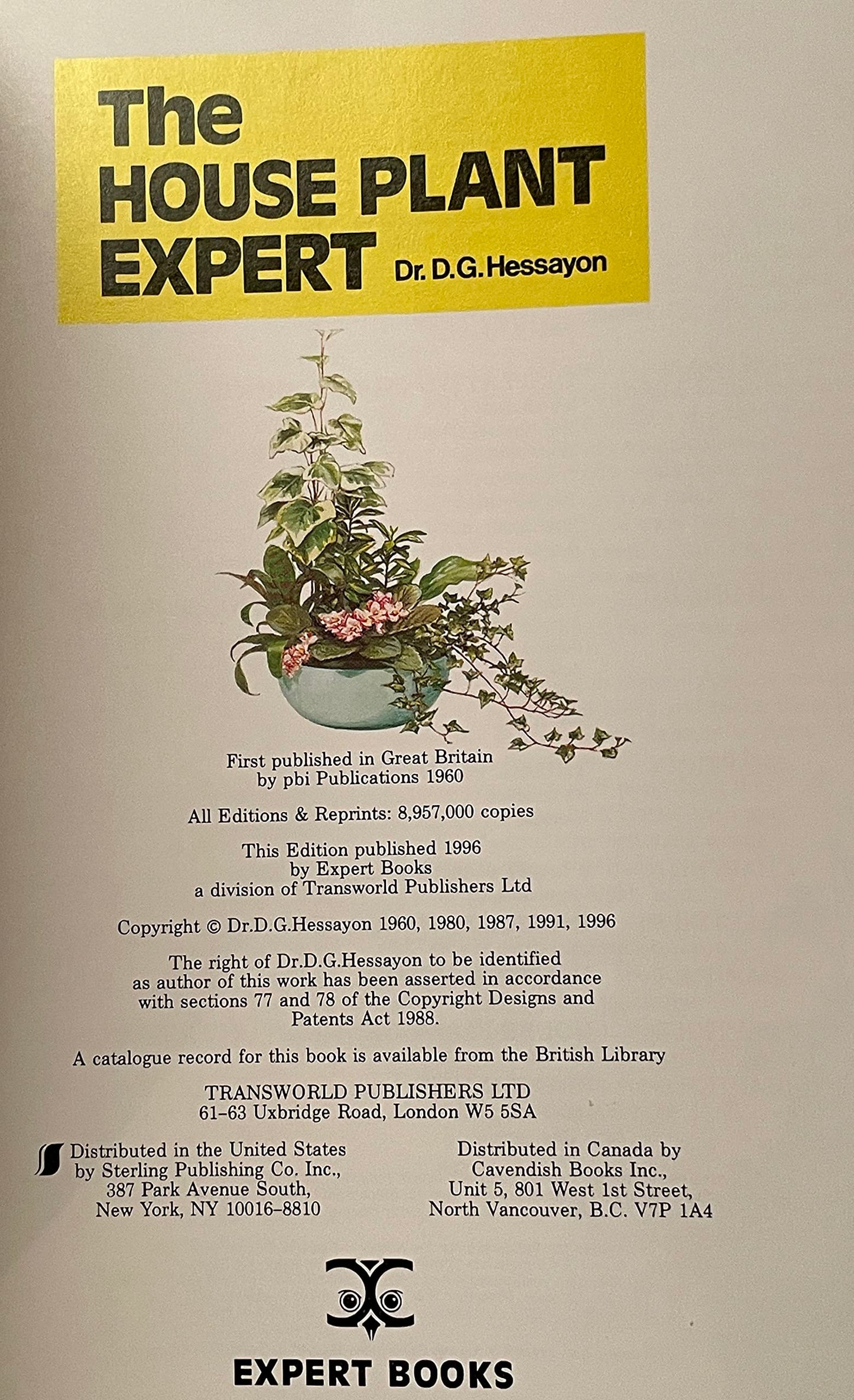 The House Plant Expert (Expert Series)