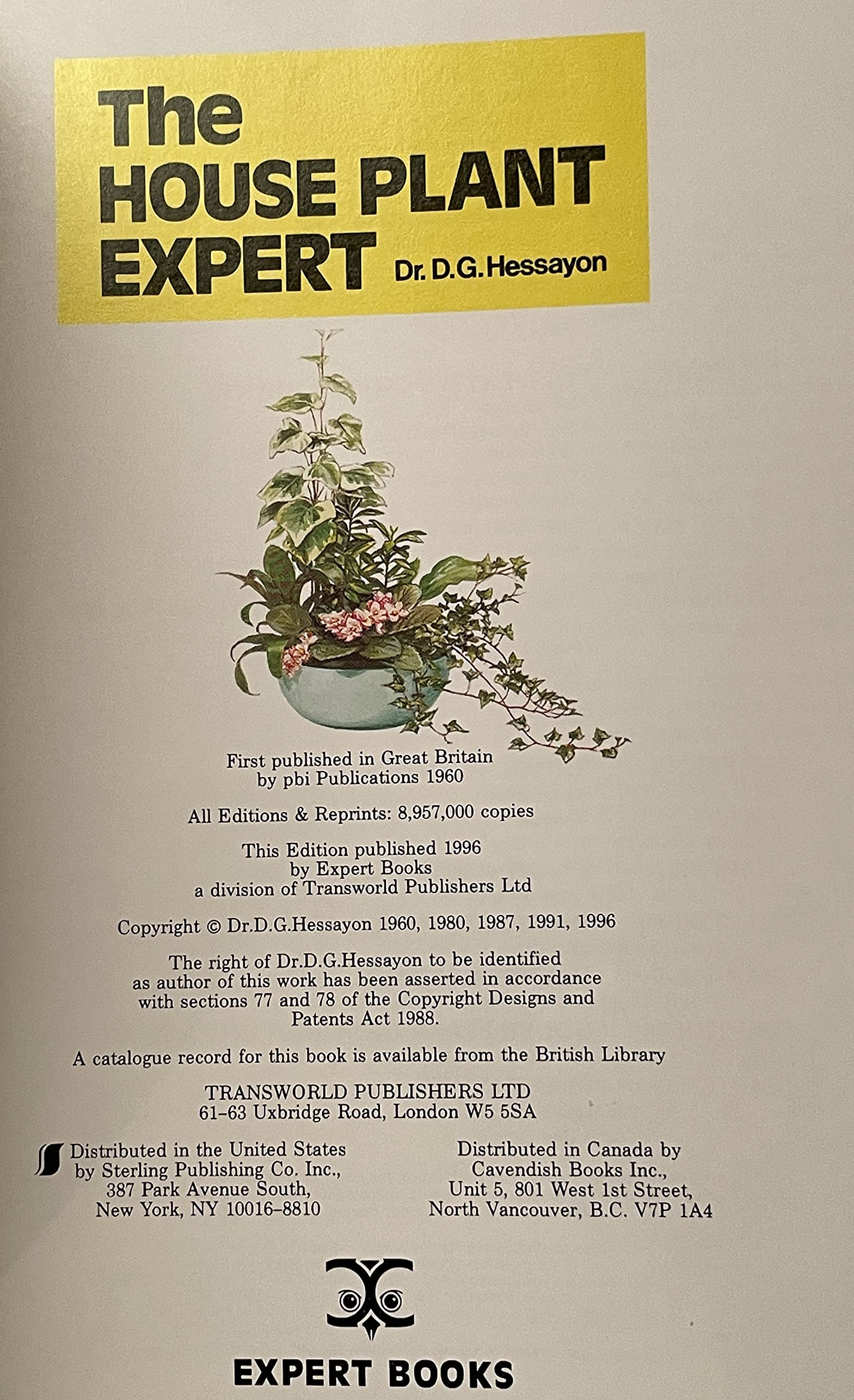 The House Plant Expert (Expert Series)
