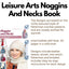 Noggins and Necks-5 Stunning Crocheted Hat and Scarf Sets