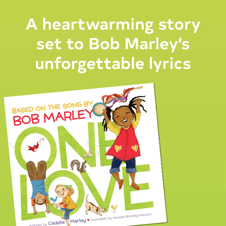 One Love: (Multicultural Childrens Book, Mixed Race Childrens Book, Bob Marley Book for Kids, Music Books for Kids) — back cover