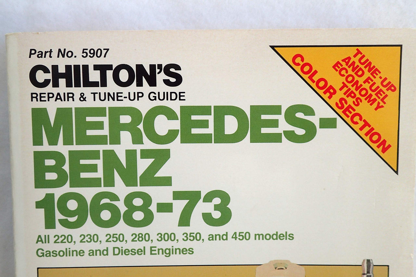 Chilton's Repair and Tune-Up Guide: Mercedes-Benz 1968-73