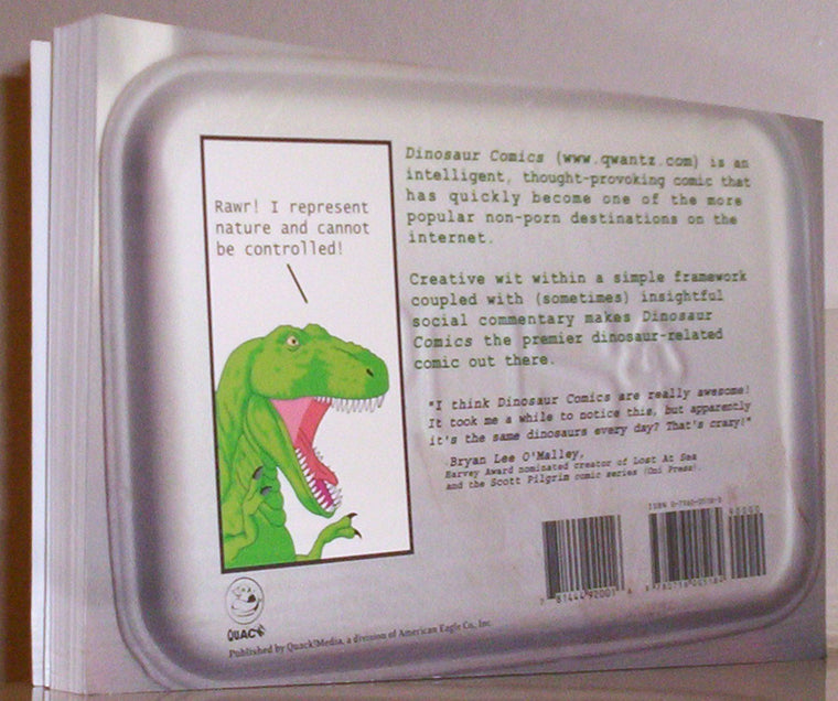 the best of Dinosaur Comics: 2003-2005 A.D. — back cover