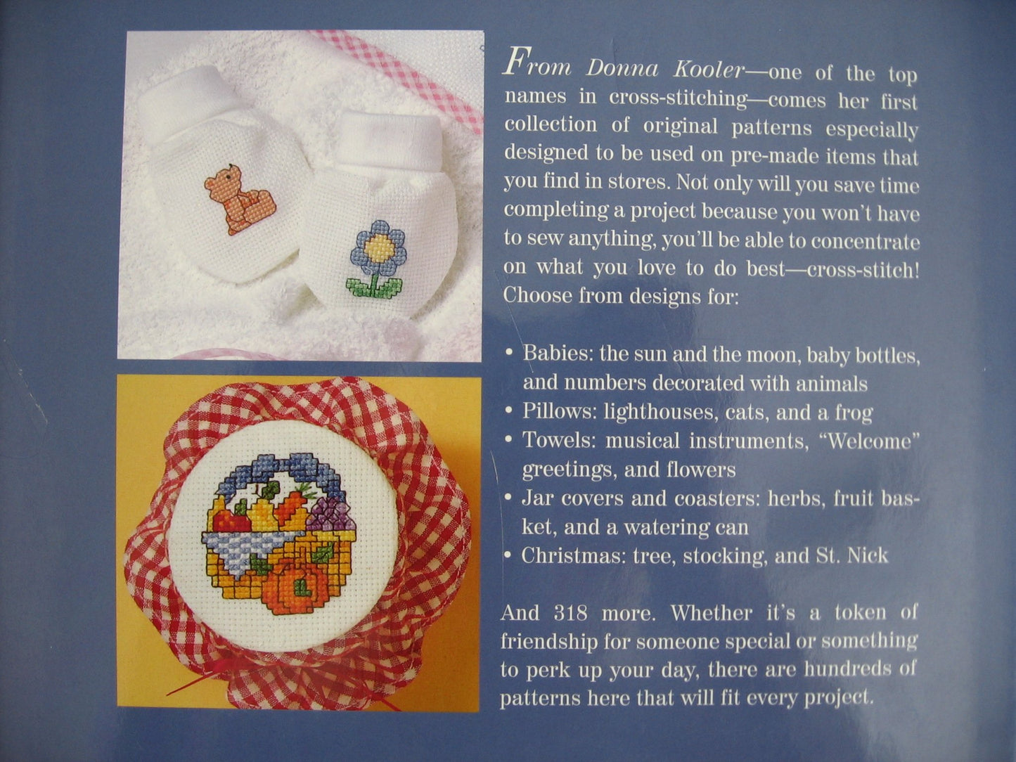Donna Kooler's Cross-Stitch Designs: 333 Patterns For Ready-To-Stitch Projects