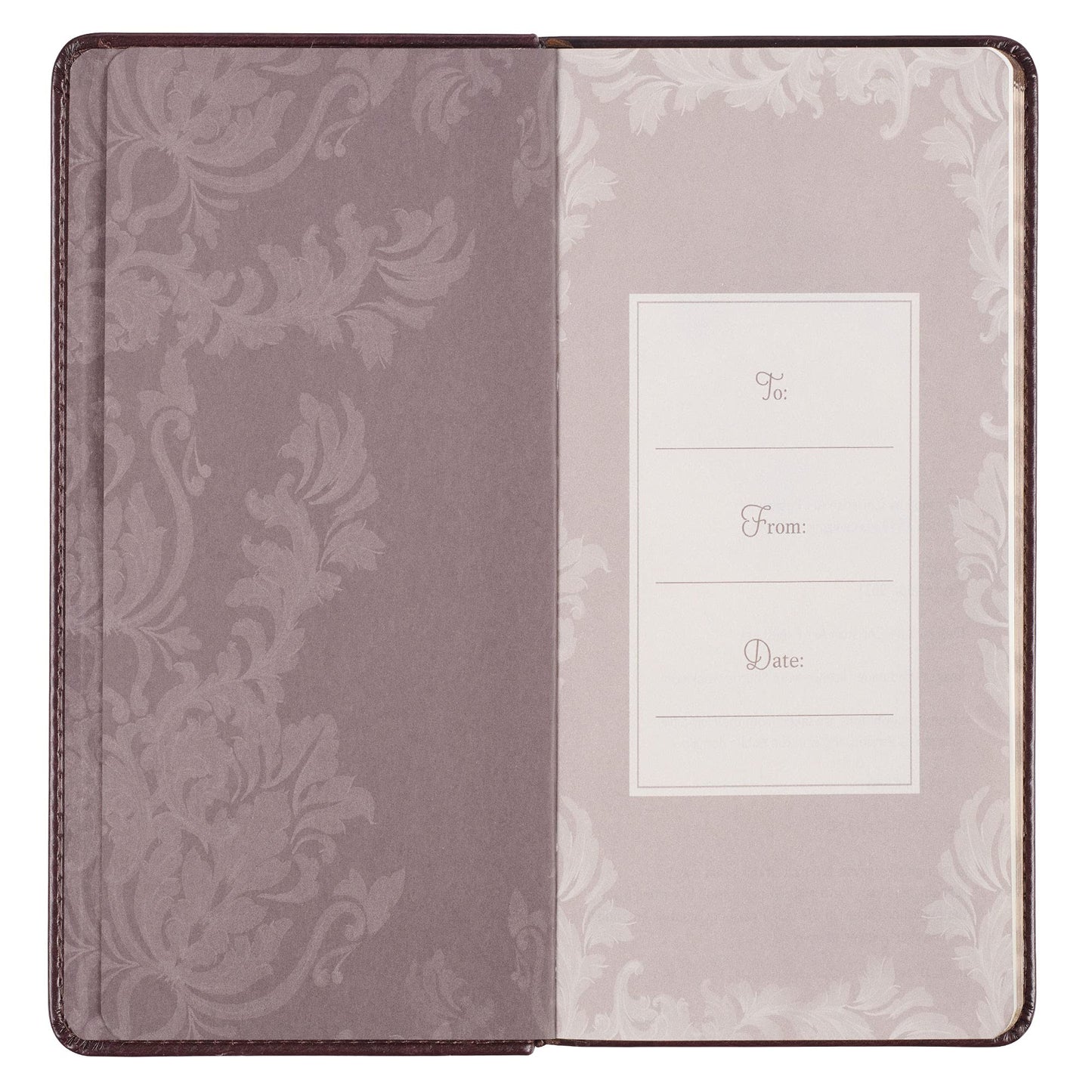 Promises to Strengthen Your Faith King James Version - Brown Faux Leather Gift Book