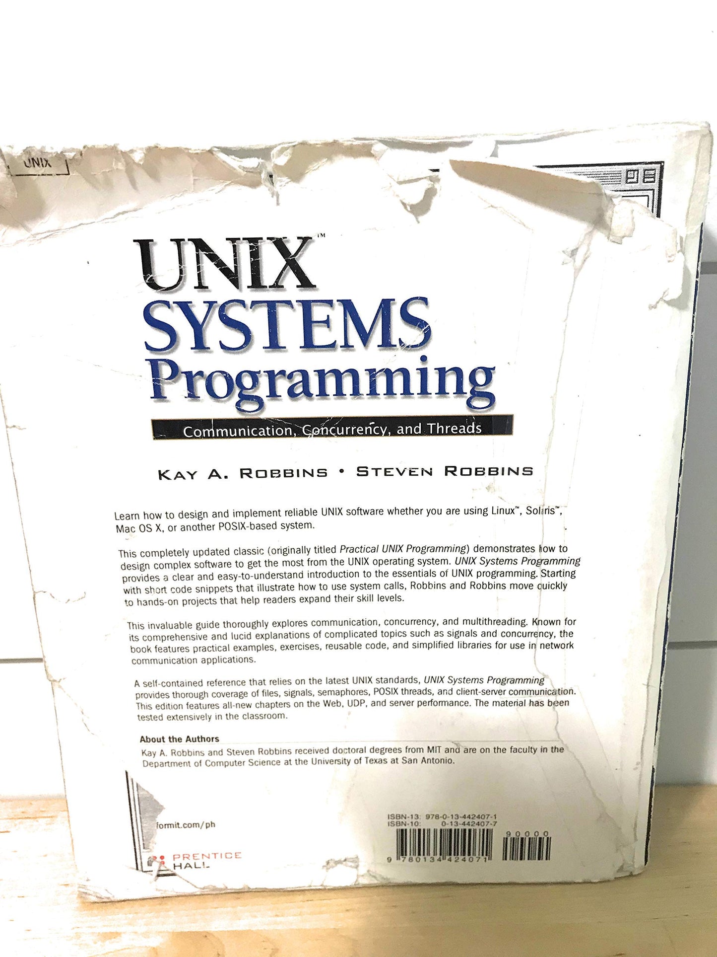 UNIX Systems Programming: Communication, Concurrency and Threads: Communication, Concurrency and Threads
