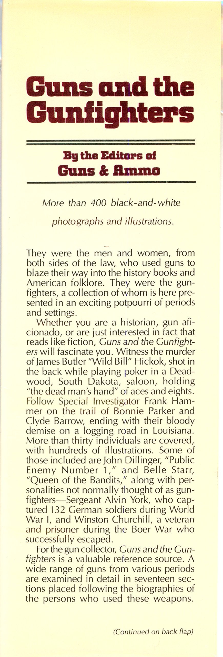 Guns and the Gunfighters