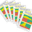 Set of Six Blackjack Basic Strategy Cards by Kenneth R Smith