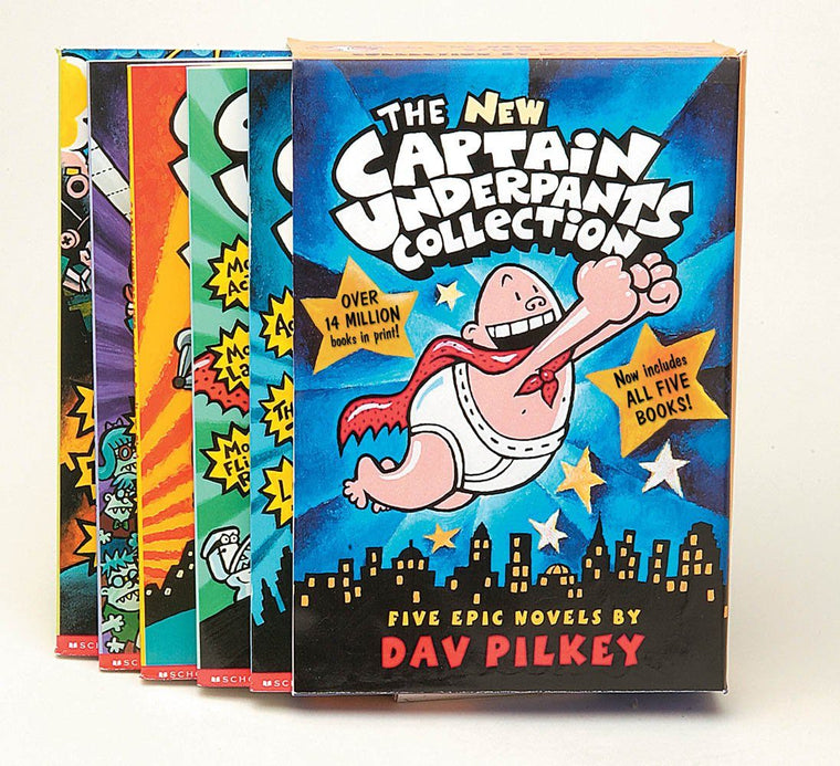The New Captain Underpants Collection (Books 1-5) by Dav Pil