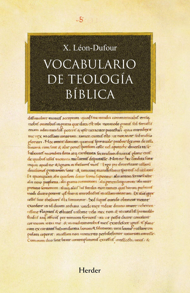 Vocabulario de teolog?a b?blica (Spanish Edition)