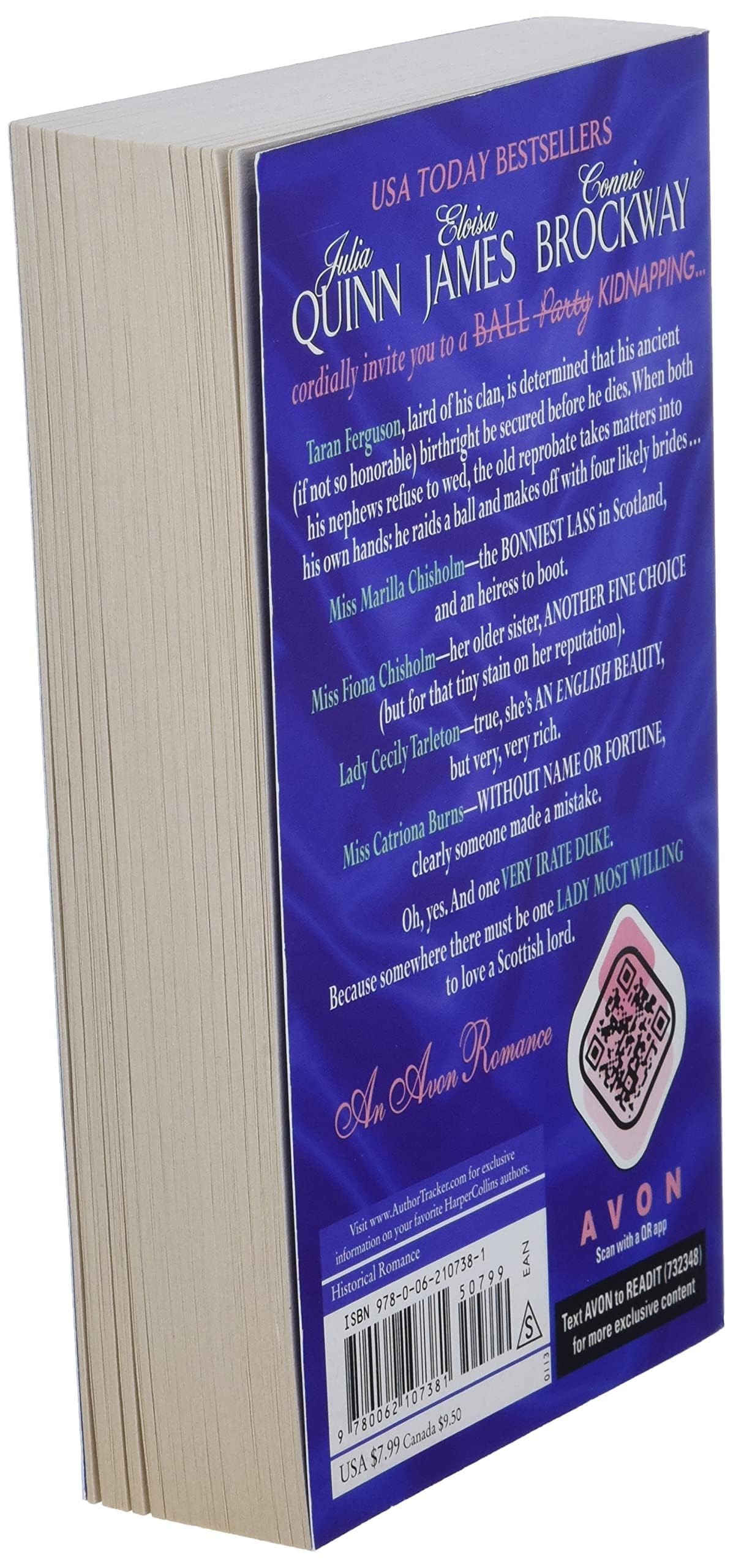 The Lady Most Willing...: A Novel in Three Parts (Avon Historical Romance)