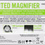 Handheld LED Lighted Magnifier (3X magnification with bright, even light!)