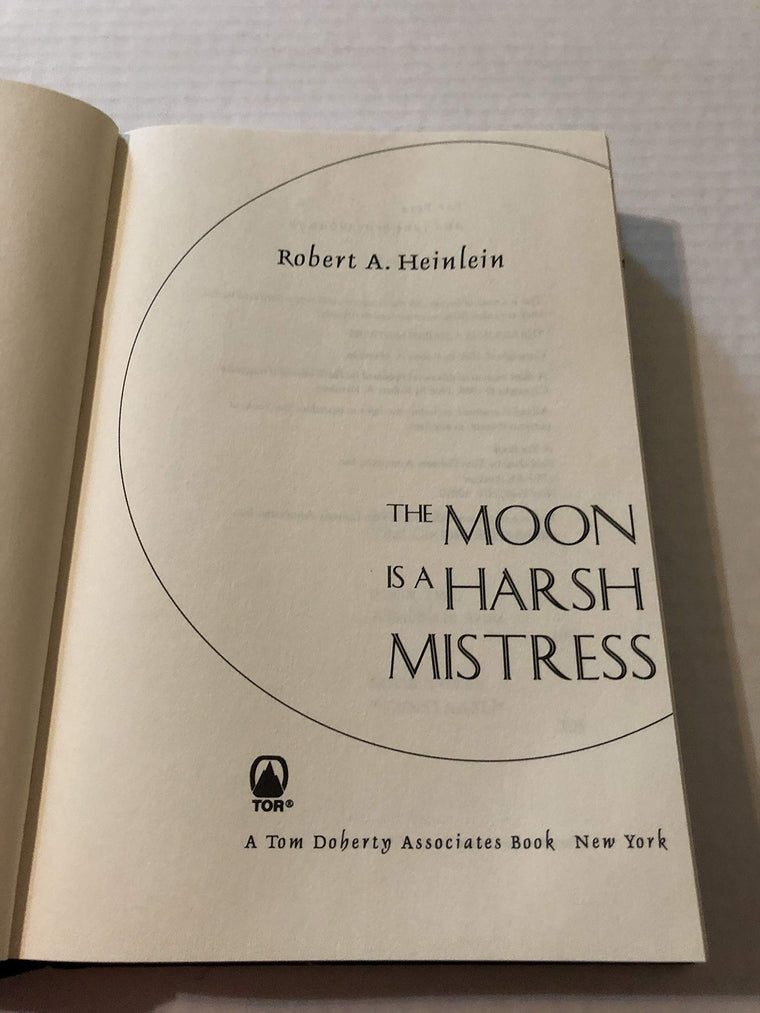 The Moon is a Harsh Mistress — back cover