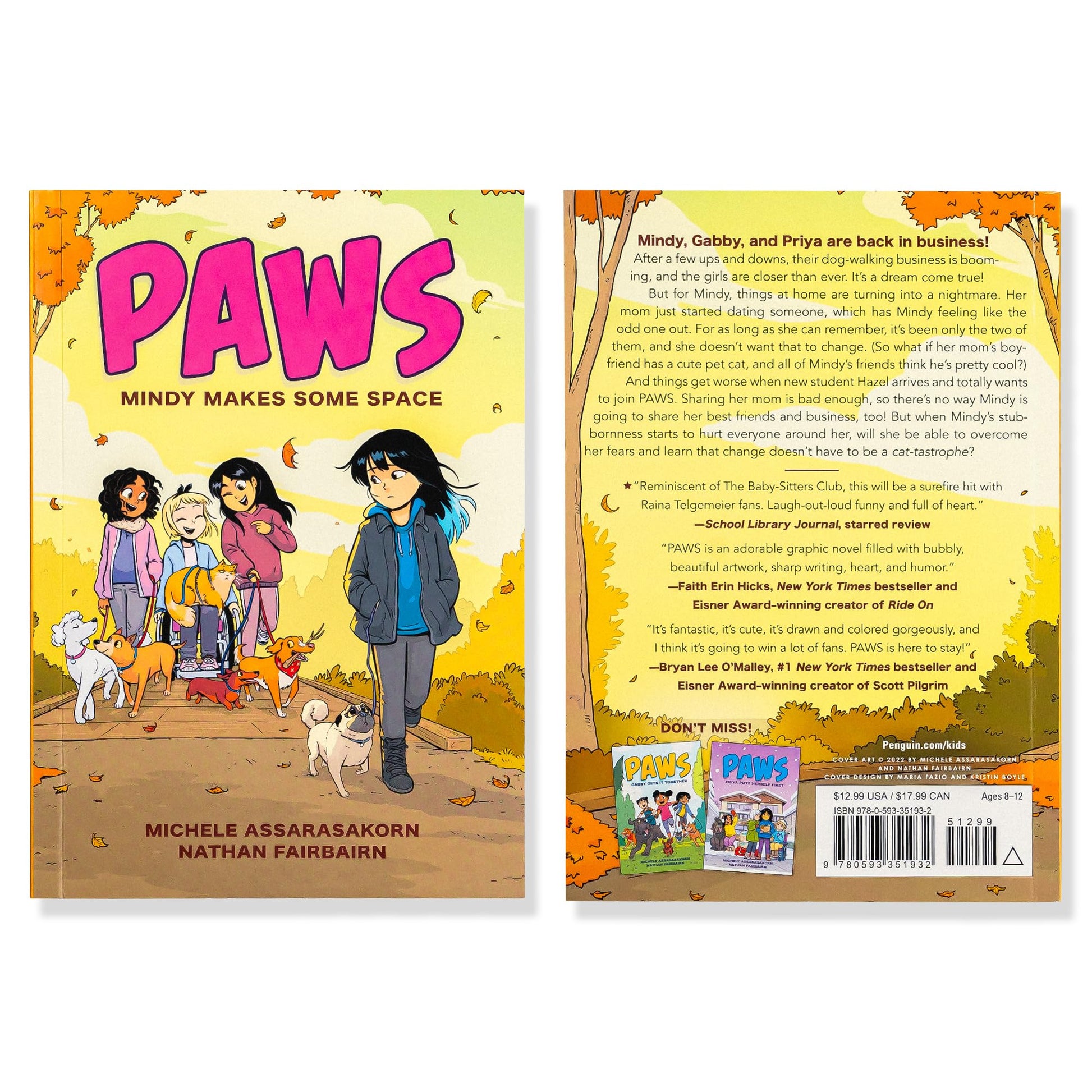 PAWS: Best Friends Fur-Ever Boxed Set (Books 1-3): Gabby Gets It Together, Mindy Makes Some Space, Priya Puts Herself First (A Graphic Novel Boxed Set)