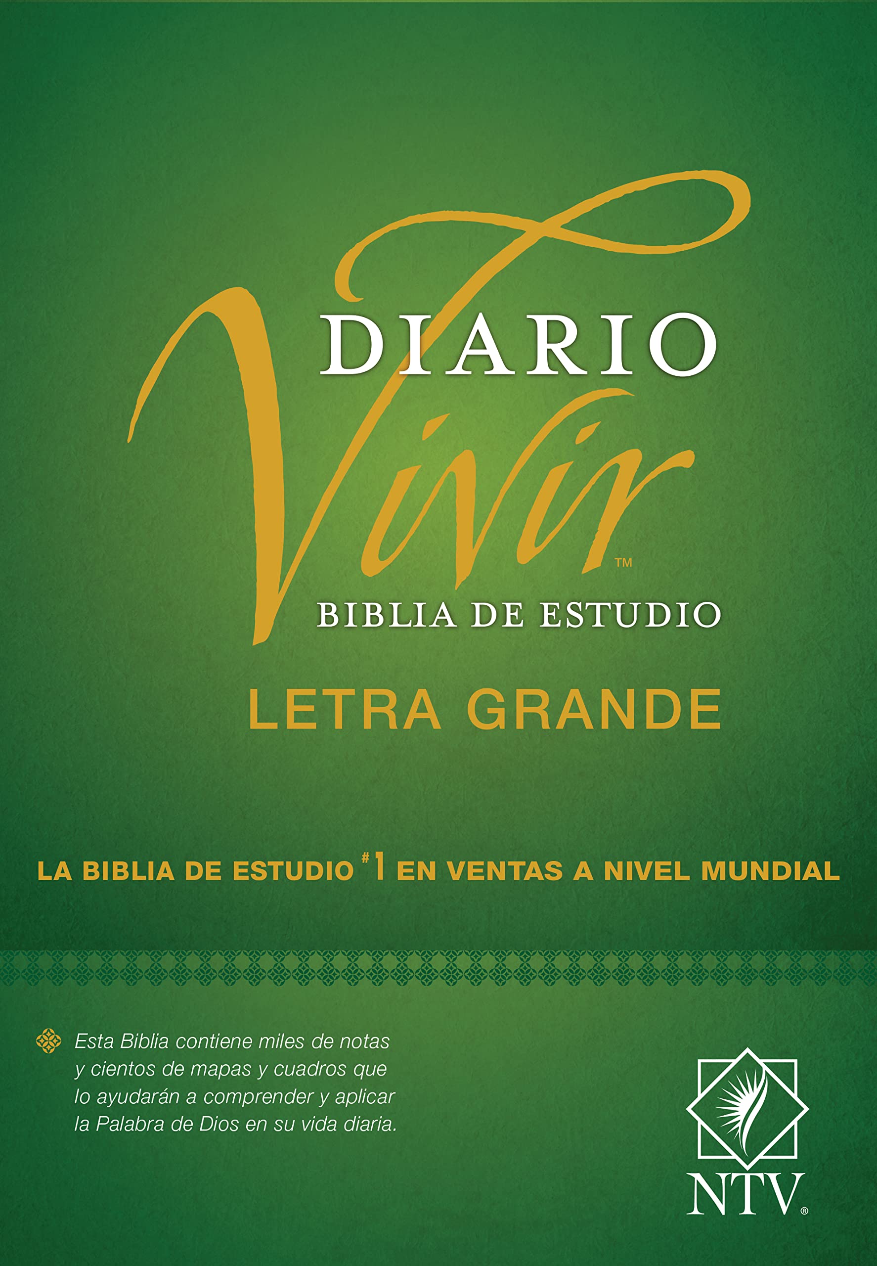 Biblia de estudio del diario vivir NTV, letra grande (Tapa dura, ndice, Letra Roja) (Spanish Edition)