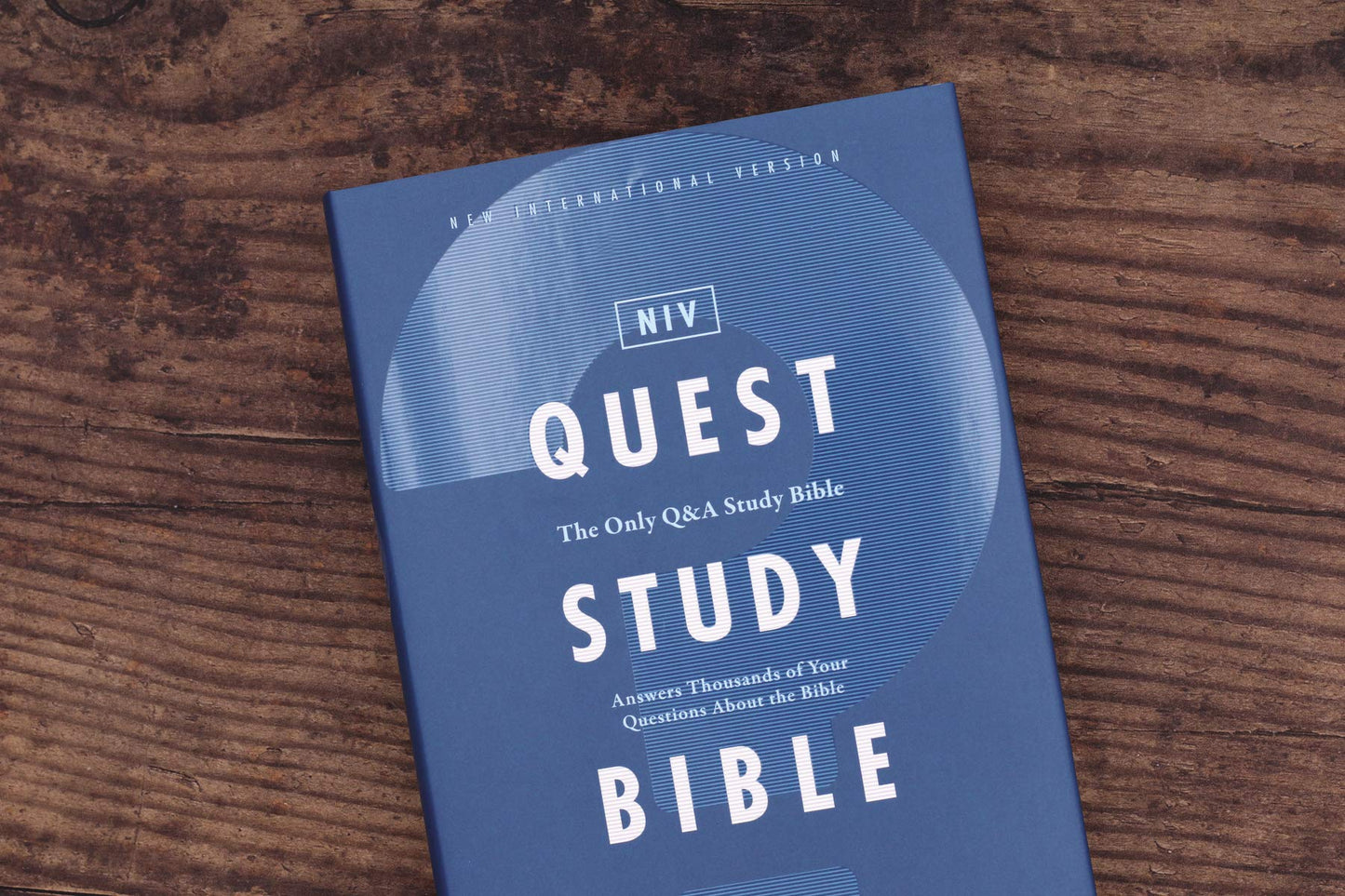 NIV, Quest Study Bible, Hardcover, Blue, Comfort Print: The