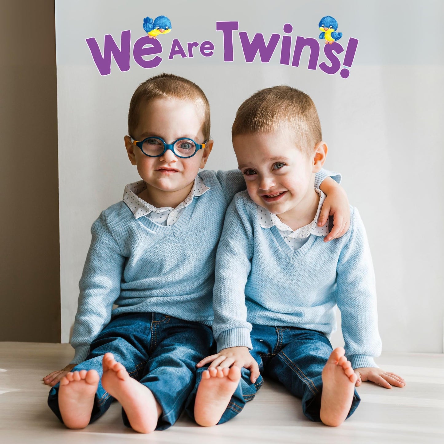 We Are Twins! - Sweet Rhyming Picture Board Book for Toddlers  Celebrates the Bond Between Twin Siblings  Touching Bedtime Story about Friendship & Family Love for Boys & Girls
