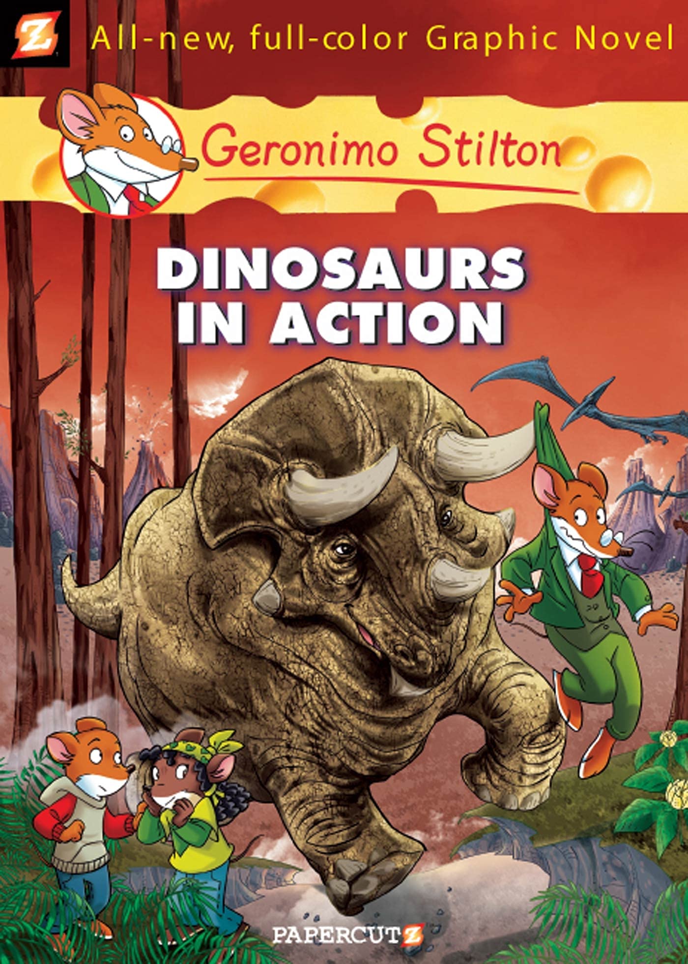 Dinosaurs in Action! (Geronimo Stilton #7)