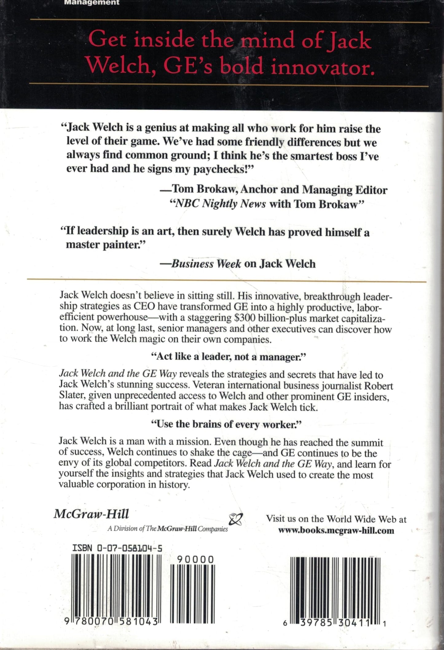 Jack Welch & The G.E. Way: Management Insights and Leadership