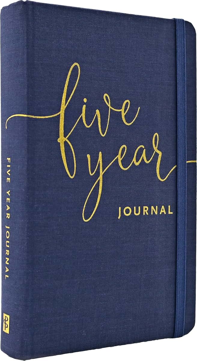 Five Year Journal - Deluxe, Cloth-Bound Edition (1 minute a day is all it takes!)
