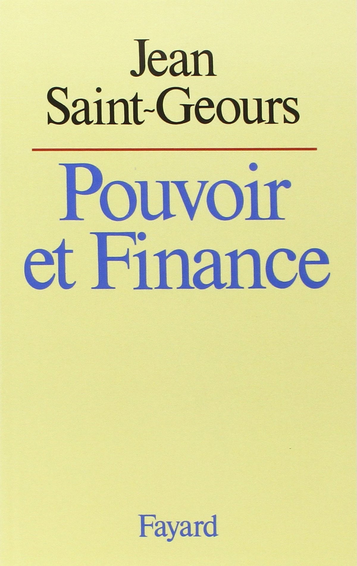 Pouvoir et Finance