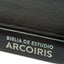 RVR 1960 Biblia de Estudio Arcoíris, negro símil piel/ Rainbow Study Bible RVR 1960 black, LeatherTouch (Spanish Edition)