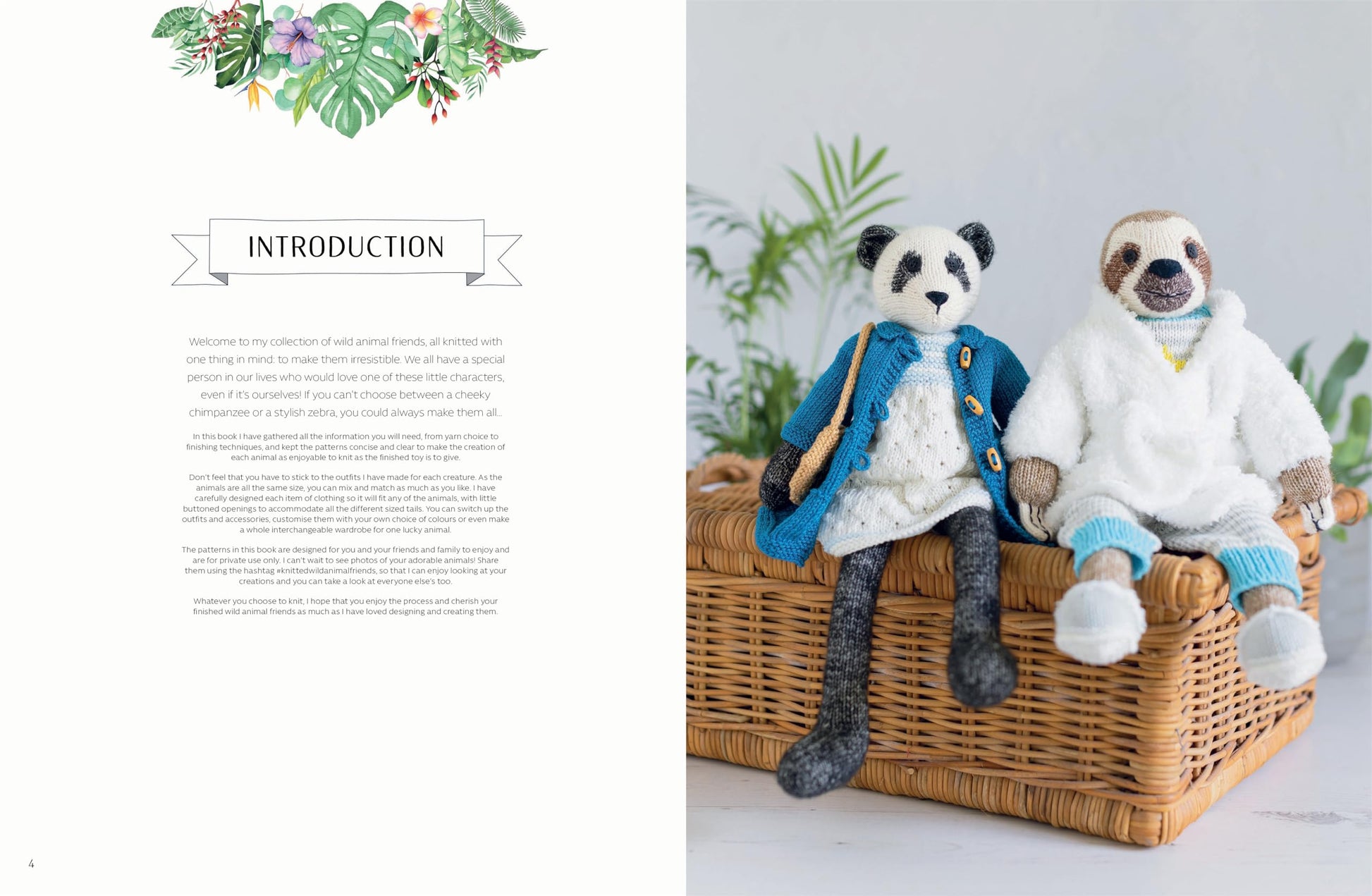 Knitted Wild Animal Friends: Over 40 knitting patterns for wild animal dolls, their clothes and accessories