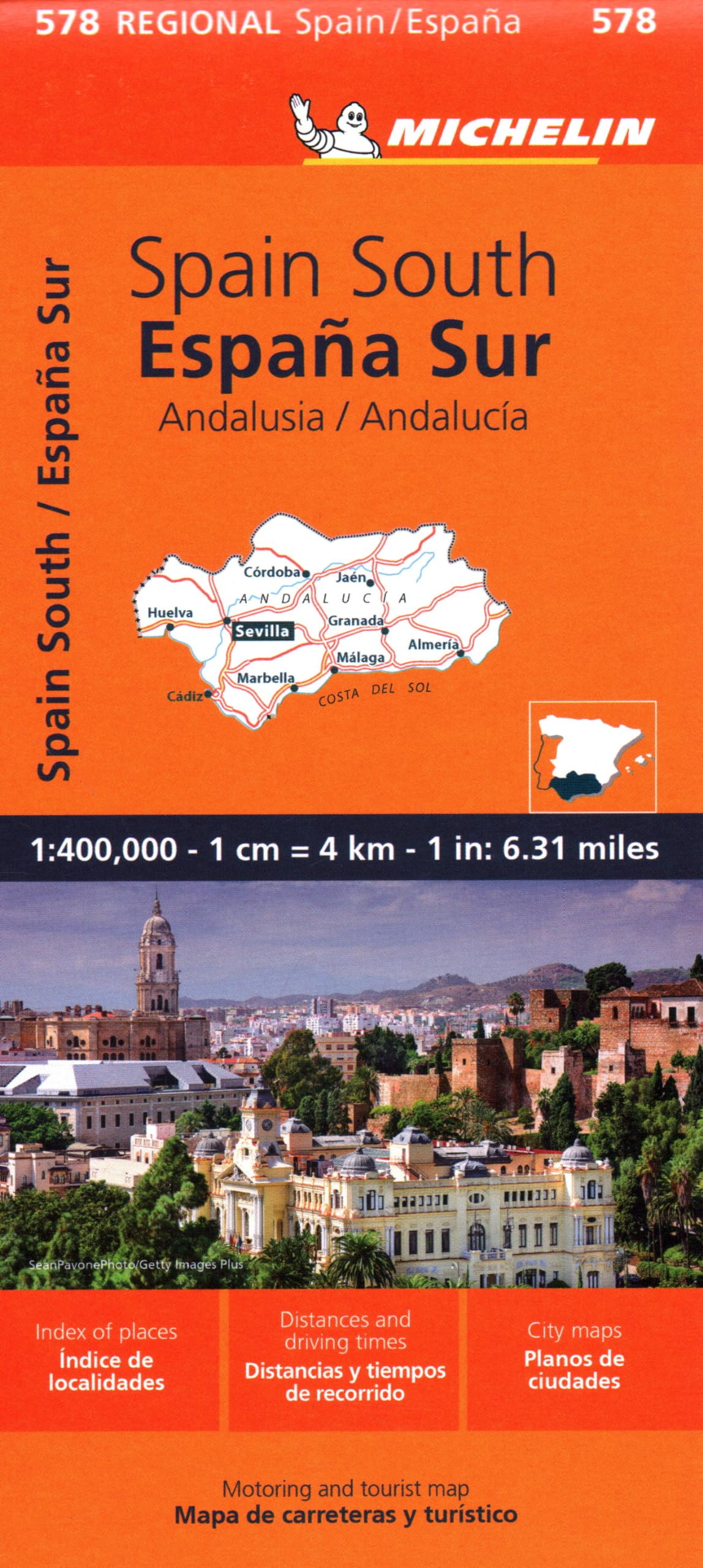 Spain: Andalucia Map 578 (Maps/Regional (Michelin))