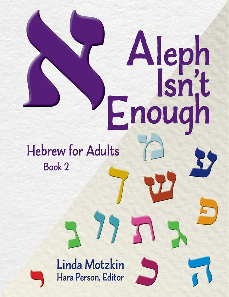 Aleph Isn't Enough: Hebrew for Adults (Book 2)