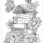 Large Print Coloring Book - Home Sweet Home - Big and Simple Designs for All Ages