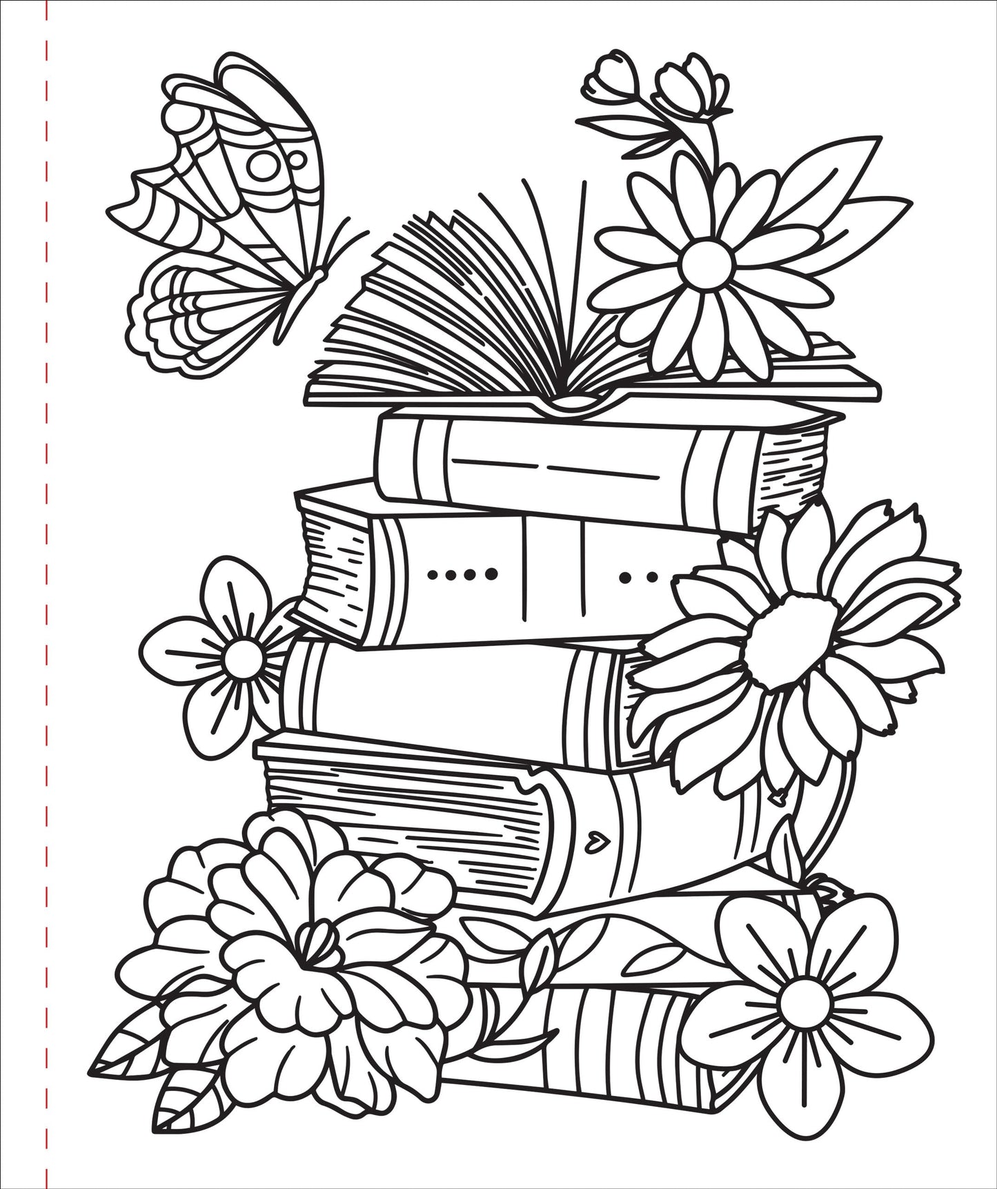 Large Print Coloring Book - Home Sweet Home - Big and Simple Designs for All Ages
