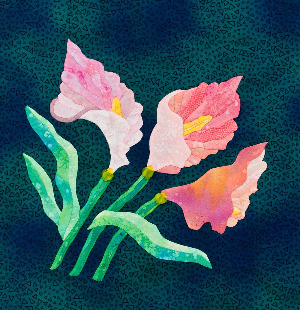 Artful Applique II: Introducing Scraplique and 12 New Floral Designs