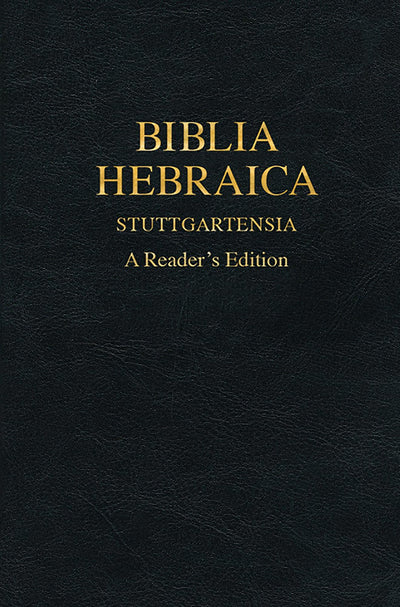 Biblia Hebraica Stuttgartensia: A Reader's Edition (Hebrew Edition)