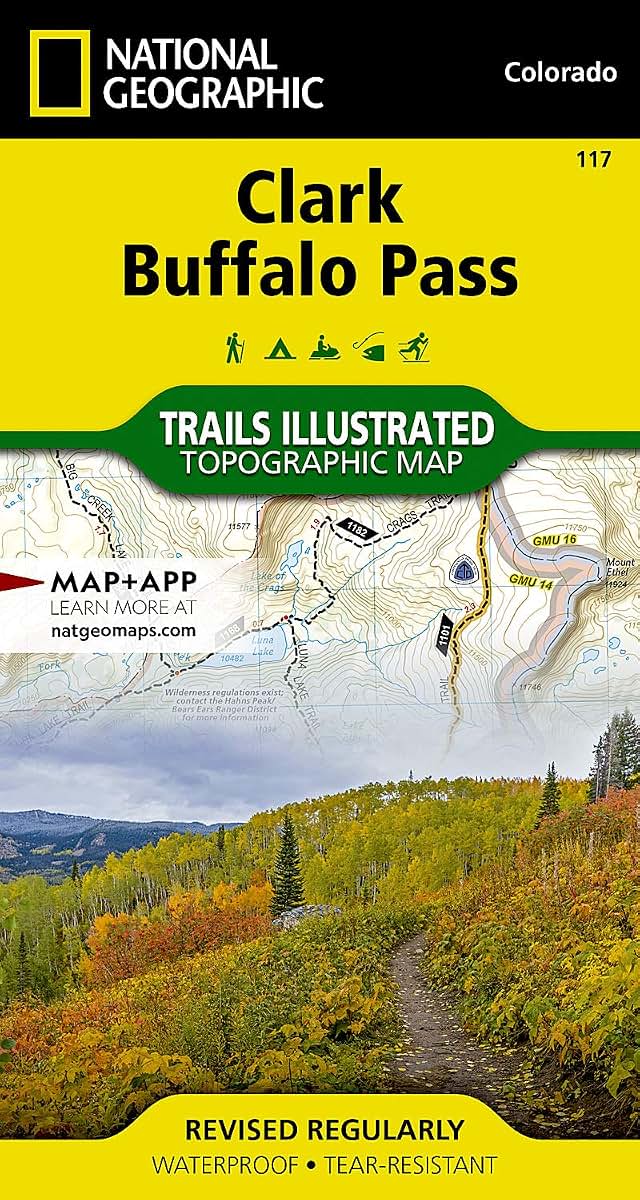 Clark, Buffalo Pass Map (National Geographic Trails Illustrated Map, 117)