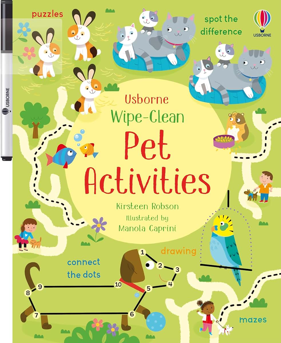 Wipe-Clean Pet Activities (Wipe-clean Activities)