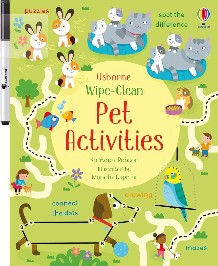 Wipe-Clean Pet Activities (Wipe-clean Activities)