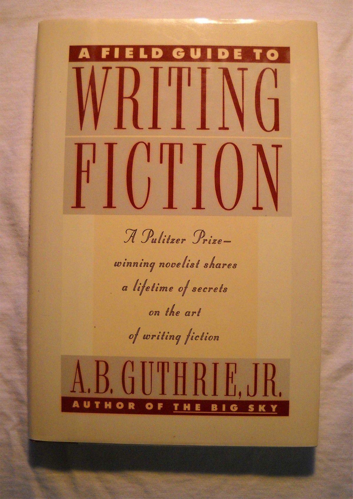 A Field Guide to Writing Fiction