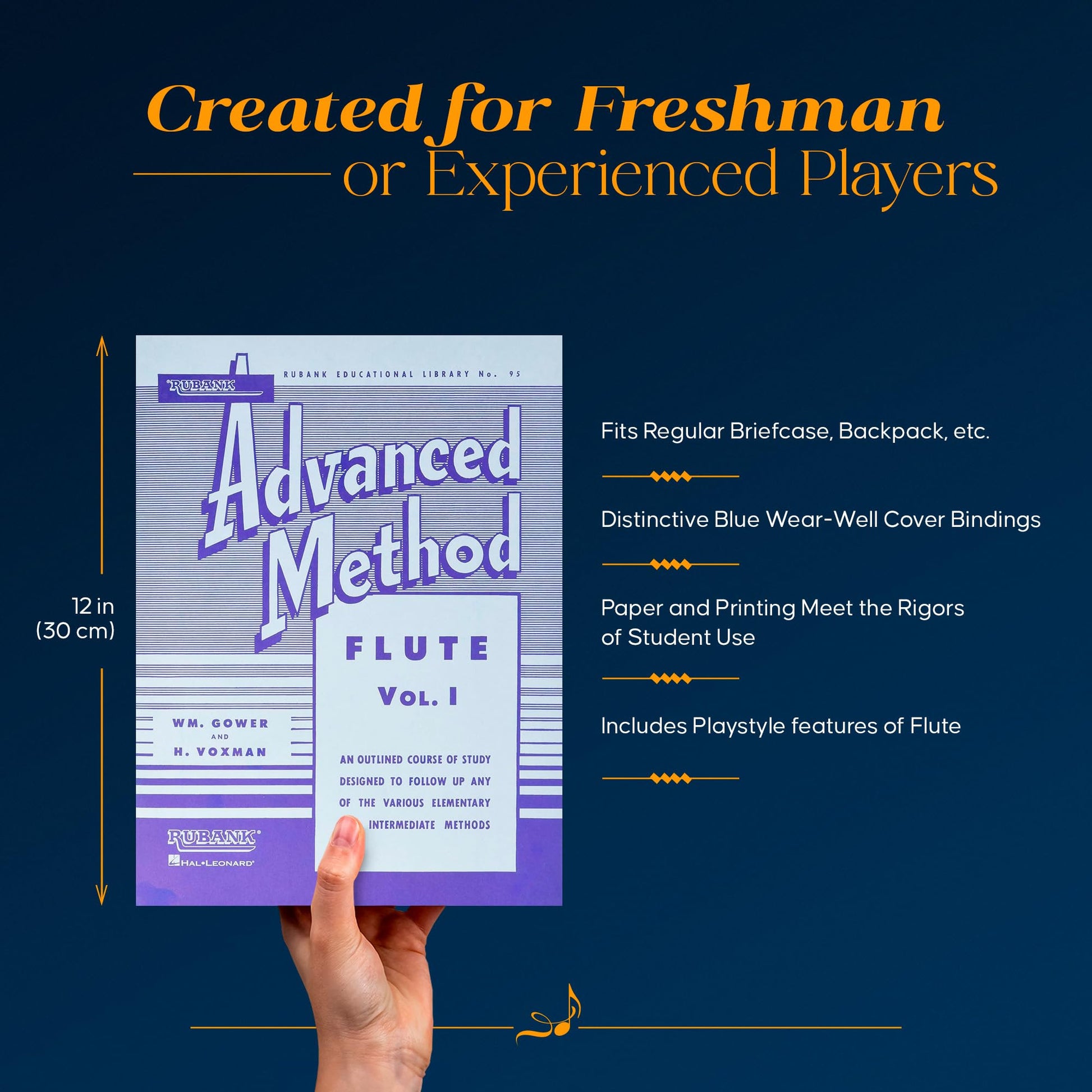 Rubank Advanced Method: Flute, Vol. 1 (Rubank Educational Library, No. 95)