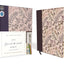 NIV, Journal the Word Bible, Cloth over Board, Pink Floral, Red Letter, Comfort Print: Reflect, Take Notes, or Create Art Next to Your Favorite Verses