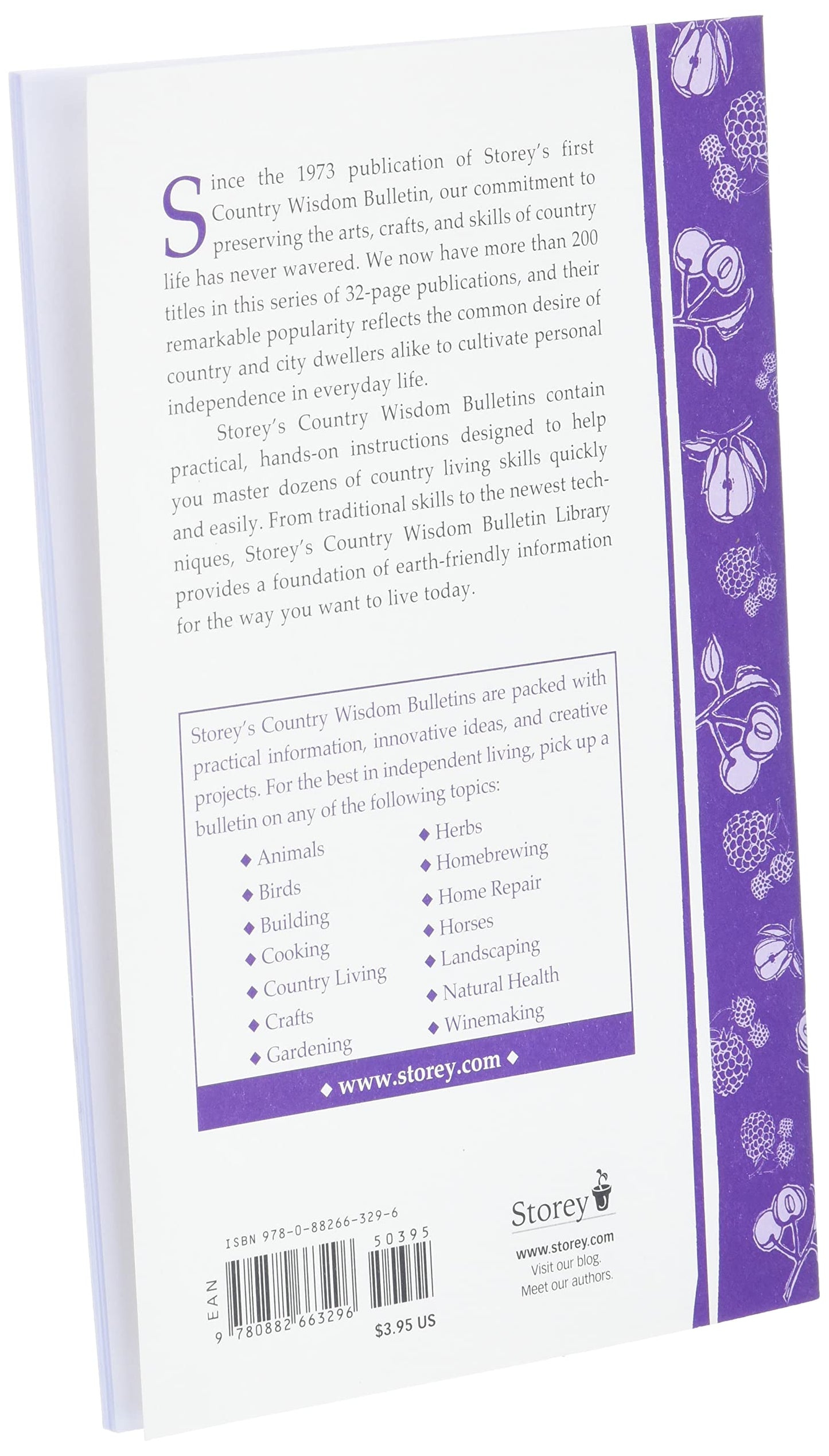 Grow the Best Blueberries: Storey's Country Wisdom Bulletin A-89 (Storey Country Wisdom Bulletin)