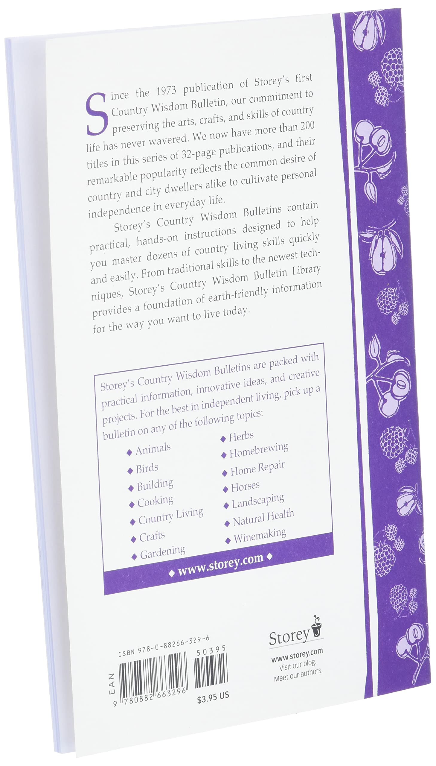 Grow the Best Blueberries: Storey's Country Wisdom Bulletin A-89 (Storey Country Wisdom Bulletin)