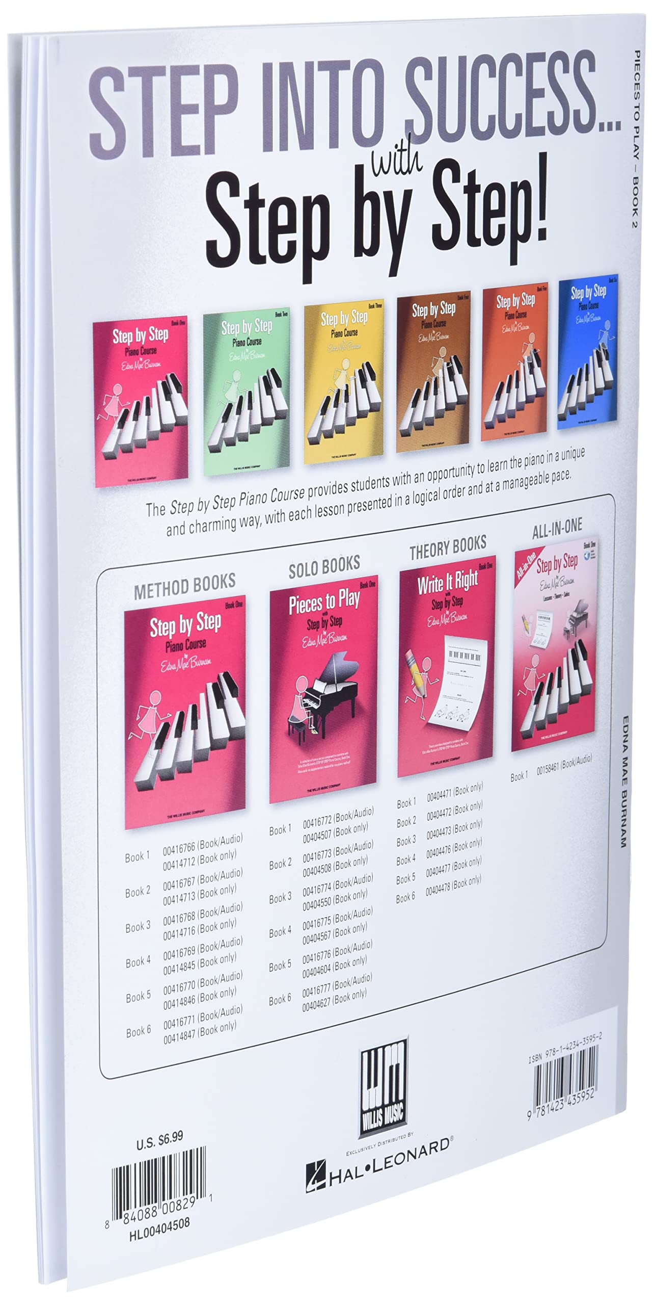 Pieces to Play - Book 2: Piano Solos Composed to Correlate Exactly with Edna Mae Burnam's Step by Step
