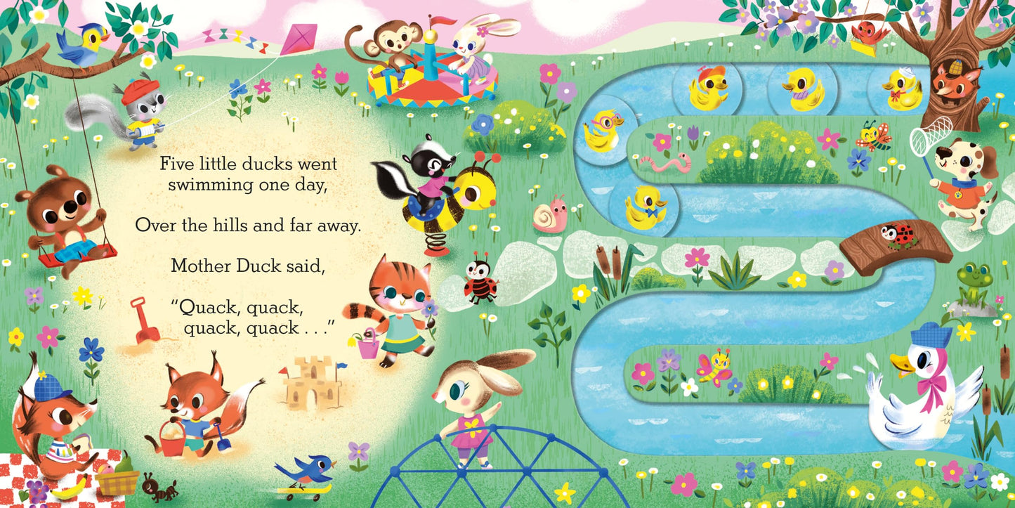 Macmillan Childrens Books Five Little Ducks A Nursery Rhyme Counting Book for Toddlers (Slide and Count).