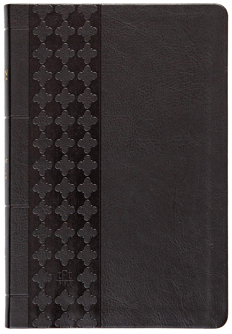 The Passion Translation New Testament (2020 Edition) Large Print Black: With Psalms, Proverbs, and Song of Songs (Faux Leather) - A Perfect Gift for Confirmation, Holidays, and More