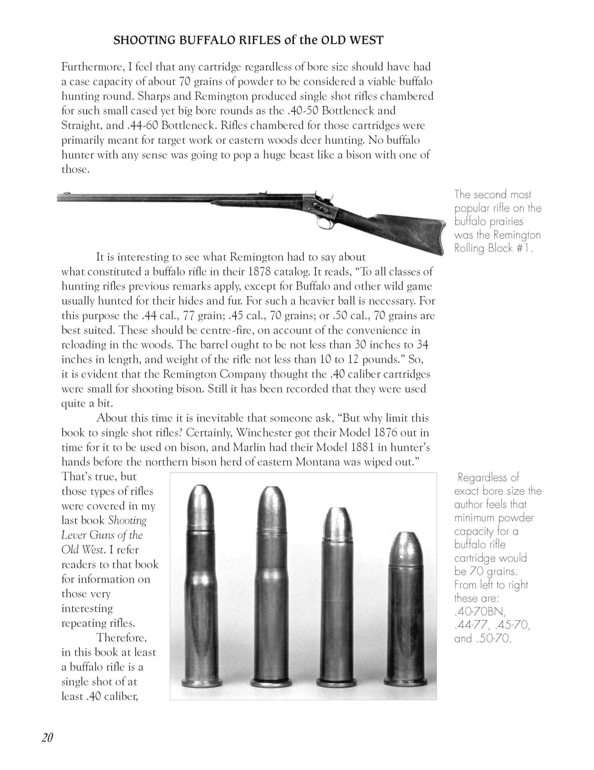 Shooting Buffalo Rifles of the Old West