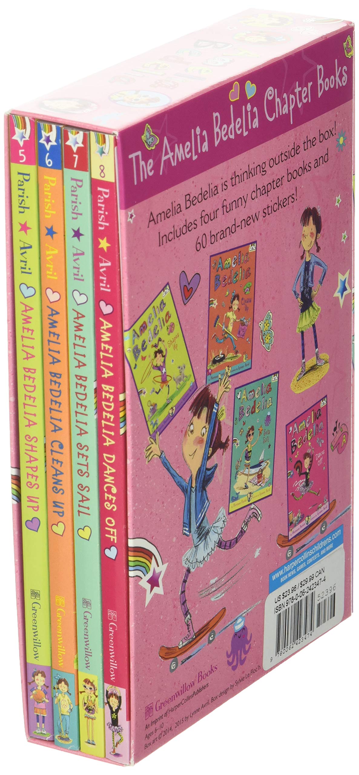 Amelia Bedelia Chapter Book 4-Book Box Set #2: Books 5-8