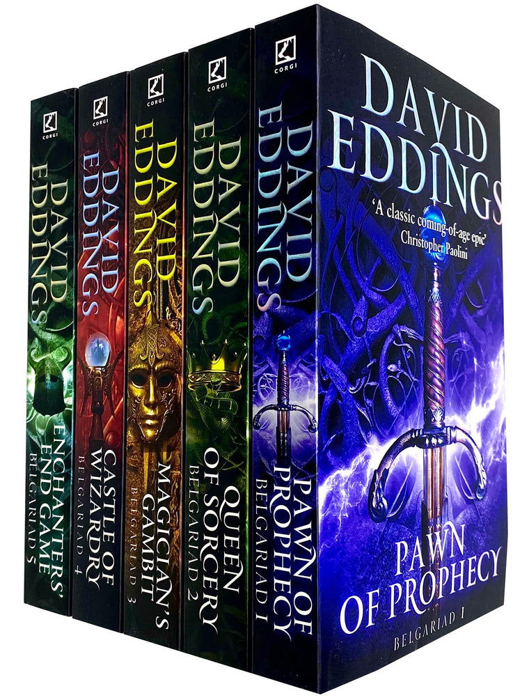 The Belgariad Series 5 Books Collection Set By David Eddings Pawn Of Prophecy